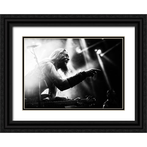 Heres Looking At You Kid Black Ornate Wood Framed Art Print with Double Matting by Samuelsson, Anders