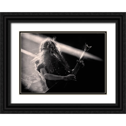 Give It Your All Black Ornate Wood Framed Art Print with Double Matting by Samuelsson, Anders