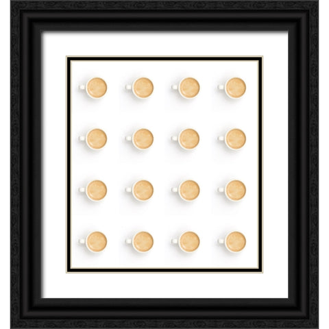 8 Hours Of Sleep Black Ornate Wood Framed Art Print with Double Matting by Saratonina, Sarah