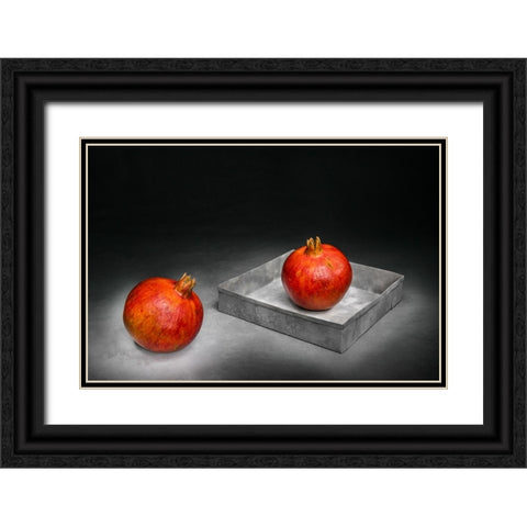 Be Careful Black Ornate Wood Framed Art Print with Double Matting by Verot, Christophe