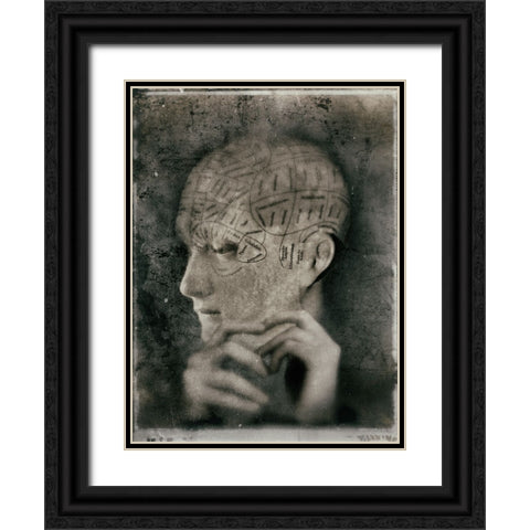 Dans Lintimate Black Ornate Wood Framed Art Print with Double Matting by Hummel, Jeffrey