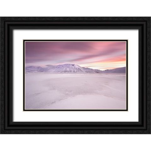 Sibillini National Park - Sunrise Black Ornate Wood Framed Art Print with Double Matting by Marchegiani, Roberto