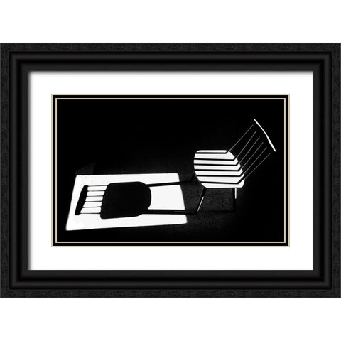 Truth A Fiction Black Ornate Wood Framed Art Print with Double Matting by Elbar, Sara-le