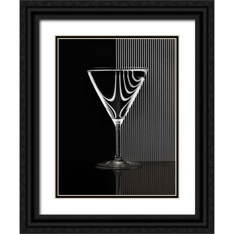 Reflection A Diffraction Black Ornate Wood Framed Art Print with Double Matting by Hardekopf, Friedhelm