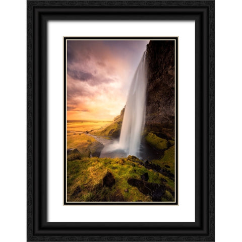 Untitled Black Ornate Wood Framed Art Print with Double Matting by Martin Castan, David