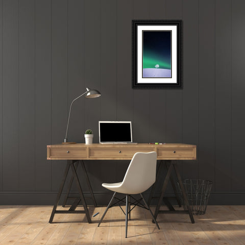 Apple Black Ornate Wood Framed Art Print with Double Matting by Hamiti, Bess