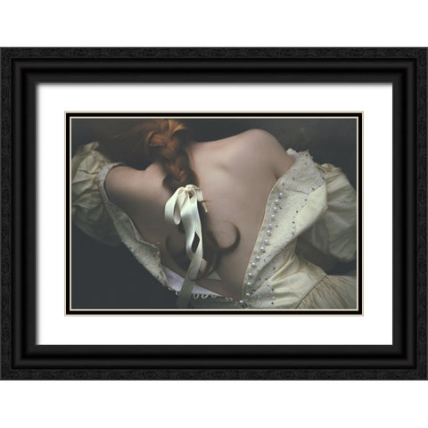 You Never Know... Black Ornate Wood Framed Art Print with Double Matting by Russocka, Magdalena