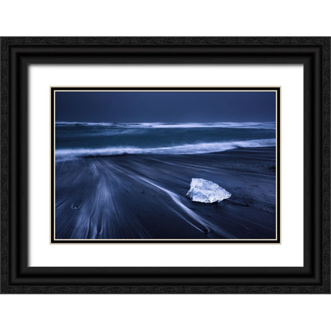 Diamond Black Ornate Wood Framed Art Print with Double Matting by Bakir, Abdulkhalek