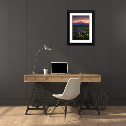 Bloomdido Black Ornate Wood Framed Art Print with Double Matting by Bakir, Abdulkhalek