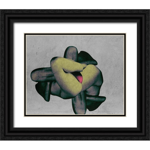 Nature Morte 1 Black Ornate Wood Framed Art Print with Double Matting by Hattori, Fuyuki