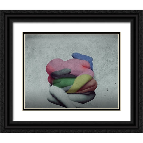 Nature Morte 2 Black Ornate Wood Framed Art Print with Double Matting by Hattori, Fuyuki