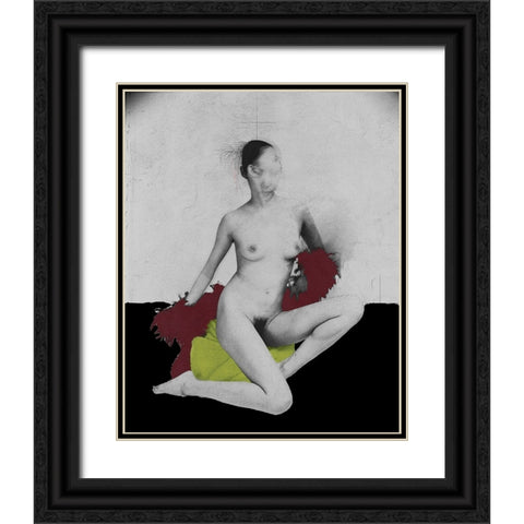 Gray Emptiness Vi 1975 Black Ornate Wood Framed Art Print with Double Matting by Hattori, Fuyuki