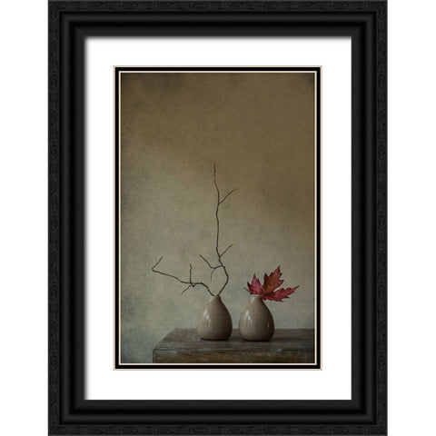 Strange Companions Black Ornate Wood Framed Art Print with Double Matting by Bunkova, Galina