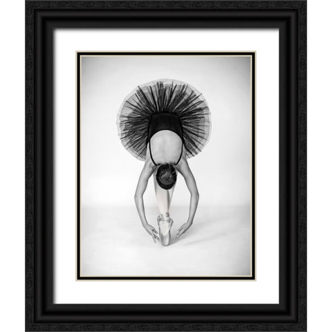 Ballet Technique Black Ornate Wood Framed Art Print with Double Matting by Pentony MA, Pauline