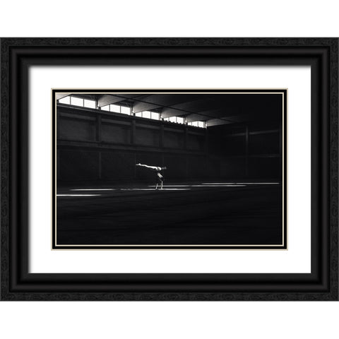 Ballando Nella Luce Black Ornate Wood Framed Art Print with Double Matting by Krystynek MQEP, Martin