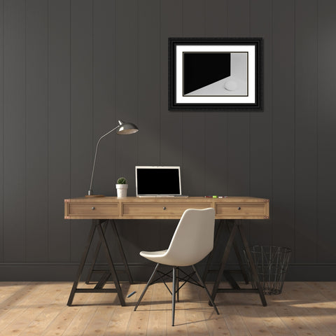 Still Life With Egg 3 Black Ornate Wood Framed Art Print with Double Matting by Hrabinsky, Peter