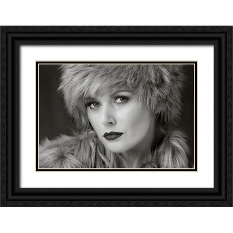 The Eyes Have It Black Ornate Wood Framed Art Print with Double Matting by Wilkinson, Hugh