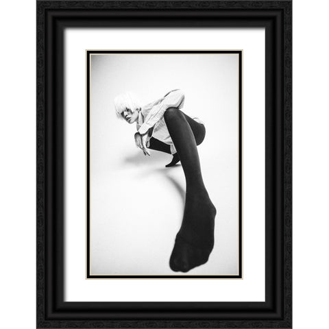 Untitled Black Ornate Wood Framed Art Print with Double Matting by Vasilenko, Artem