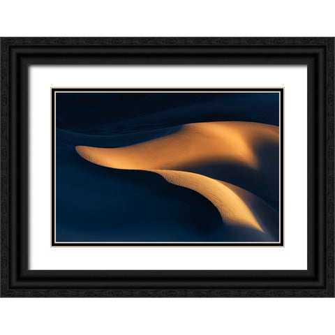 Light And Shadow Black Ornate Wood Framed Art Print with Double Matting by Asghar Alimoradi, Ali