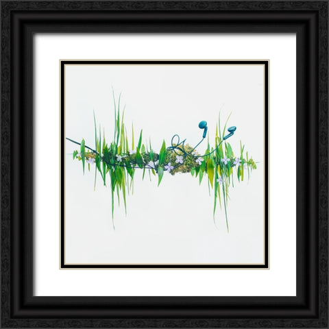 Music Of Nature Black Ornate Wood Framed Art Print with Double Matting by Belenko, Dina