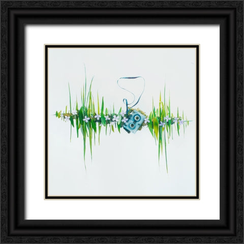 Summer Album Black Ornate Wood Framed Art Print with Double Matting by Belenko, Dina