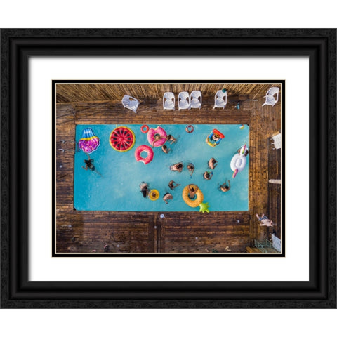 Hymn For The Weekend Black Ornate Wood Framed Art Print with Double Matting by Adar, Or