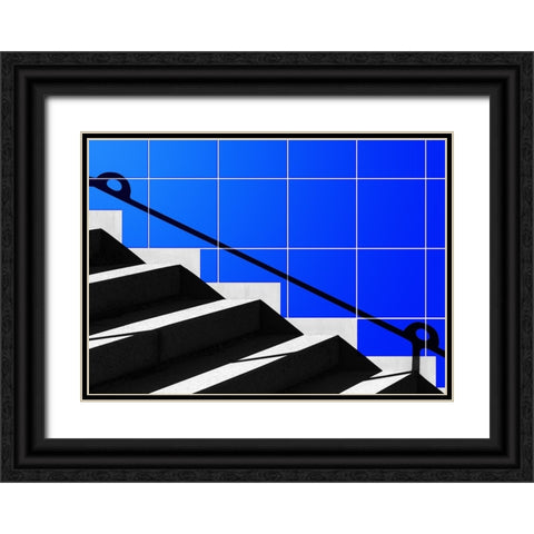 Escort Black Ornate Wood Framed Art Print with Double Matting by Huybrighs, Marc