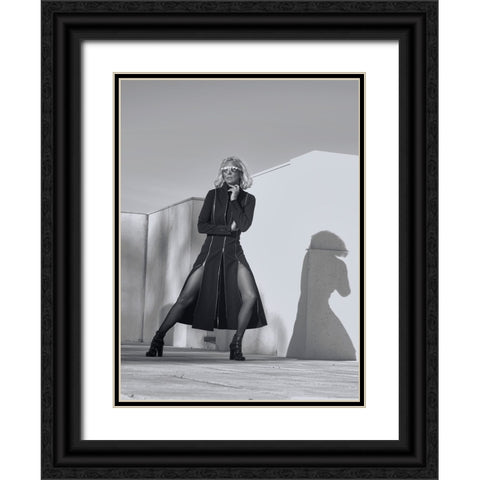 Isabel Del Pedro Black Ornate Wood Framed Art Print with Double Matting by gNo