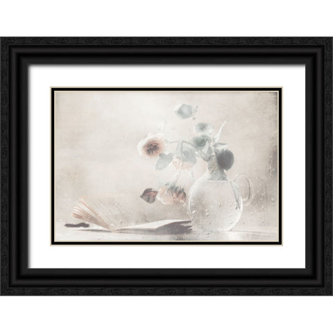 Cycle Of Life Black Ornate Wood Framed Art Print with Double Matting by Devos, Delphine