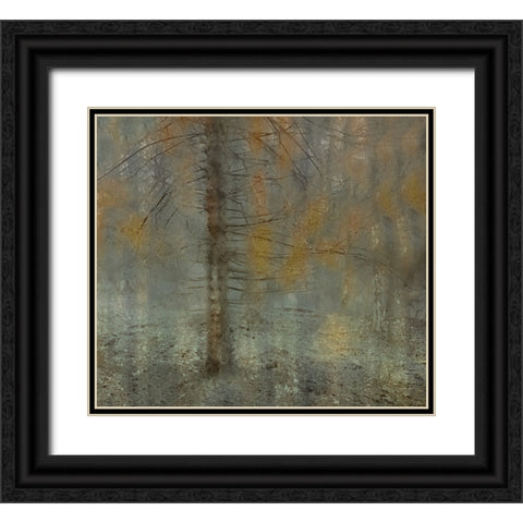 Pine Tree Black Ornate Wood Framed Art Print with Double Matting by Talen, Nel