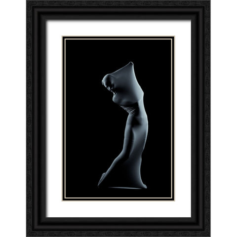 Untitled Black Ornate Wood Framed Art Print with Double Matting by Eichelberg, Amnon