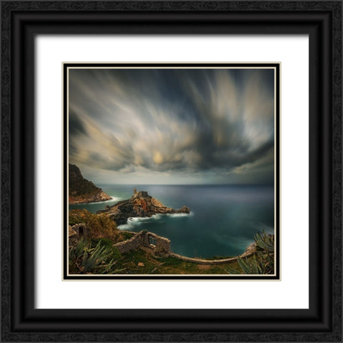 Fortress... Black Ornate Wood Framed Art Print with Double Matting by Browko, Krzysztof