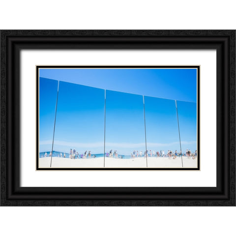 It Is Summer Down Under Black Ornate Wood Framed Art Print with Double Matting by Salgado Gispert, Gloria