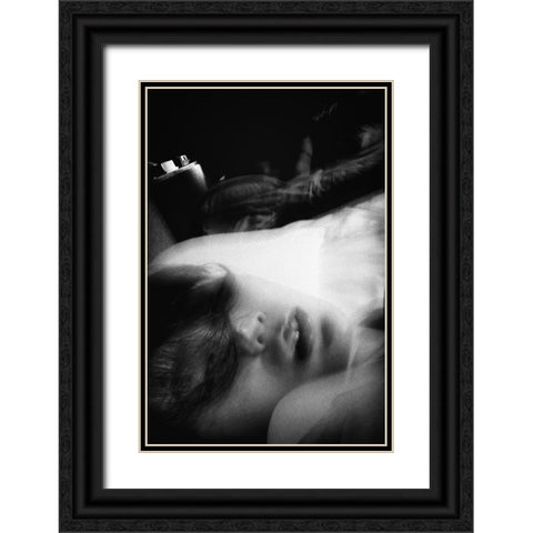 Portrait Black Ornate Wood Framed Art Print with Double Matting by Suzuki, Tatsuo