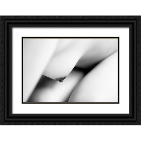 The Body Black Ornate Wood Framed Art Print with Double Matting by De Waal, Marco