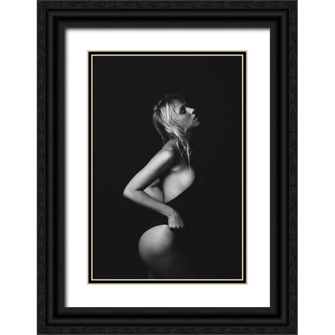 Untitled Black Ornate Wood Framed Art Print with Double Matting by Vasilenko, Artem