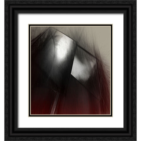 Acciaio Colorato Black Ornate Wood Framed Art Print with Double Matting by Claes, Gilbert