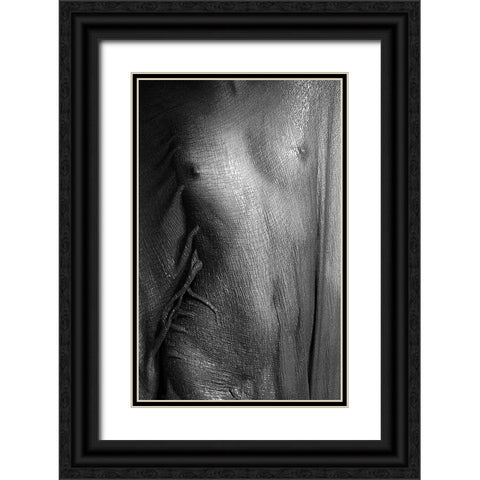 Untitled Black Ornate Wood Framed Art Print with Double Matting by Bousca, Bogdan