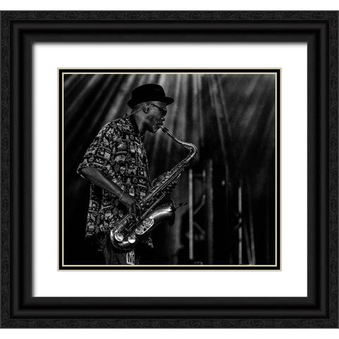 Magic Moments 02 Black Ornate Wood Framed Art Print with Double Matting by Domont, Jois