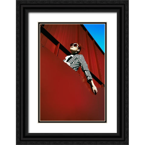 Up The Fashion Black Ornate Wood Framed Art Print with Double Matting by Bolgov, Ruslan