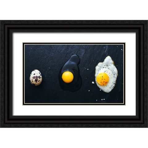 The Egg Way Black Ornate Wood Framed Art Print with Double Matting by Karina, Aleksandrova