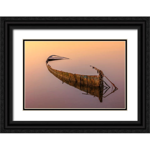 Rest Black Ornate Wood Framed Art Print with Double Matting by Forner Rodriguez, Joaquin