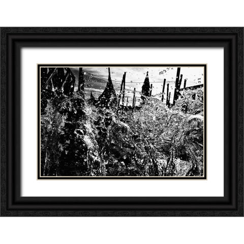 Venice,Italy Black Ornate Wood Framed Art Print with Double Matting by Suzuki, Tatsuo