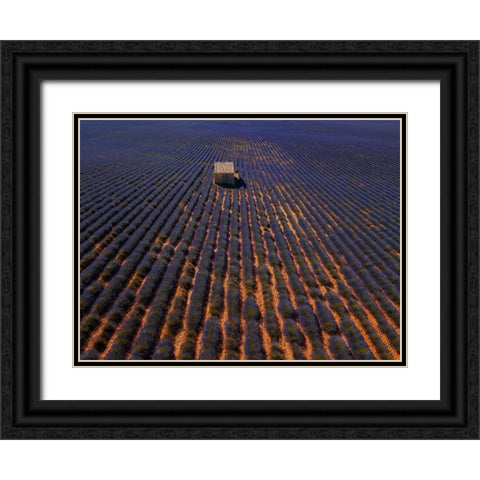 Cottage Black Ornate Wood Framed Art Print with Double Matting by Kravanja, Jure