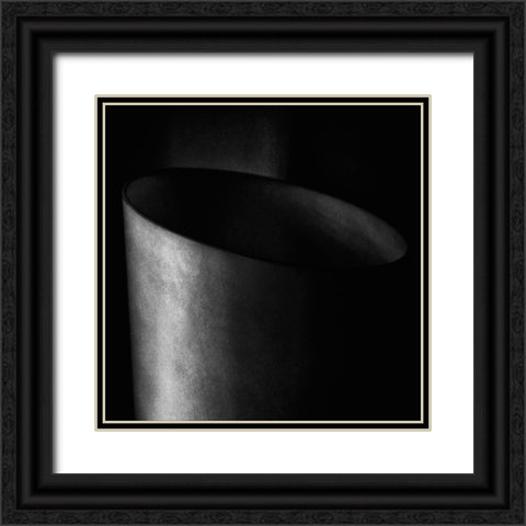 Shadow Of Darkness Black Ornate Wood Framed Art Print with Double Matting by Claes, Gilbert