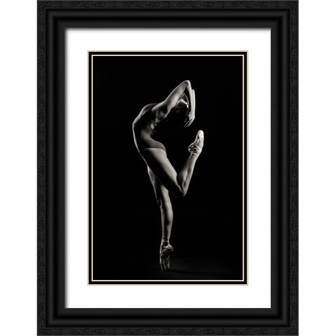 DÂžDrnÂ Black Ornate Wood Framed Art Print with Double Matting by Smirnov, Sergei