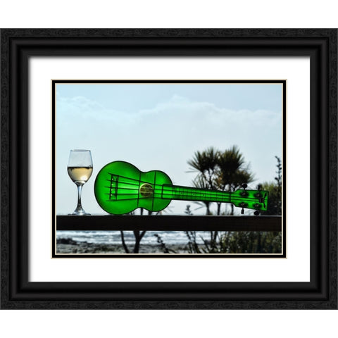 Lazy Afternoon Black Ornate Wood Framed Art Print with Double Matting by Scott Johnson, Ronald