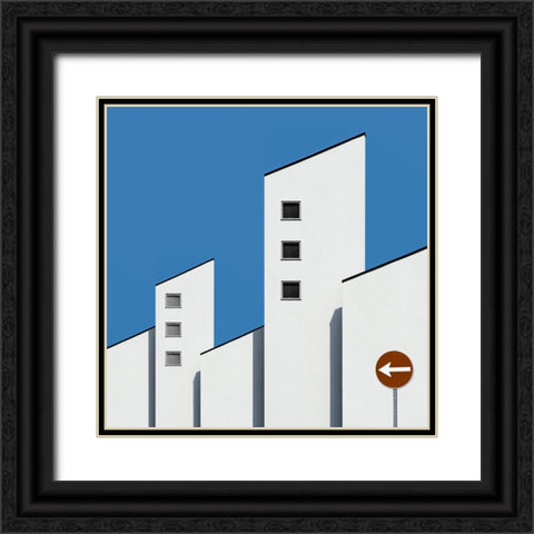 Architecture Black Ornate Wood Framed Art Print with Double Matting by Schuster, Inge