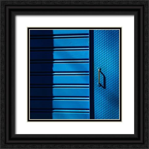 Industrial Detail Barcelona Black Ornate Wood Framed Art Print with Double Matting by Schuster, Inge