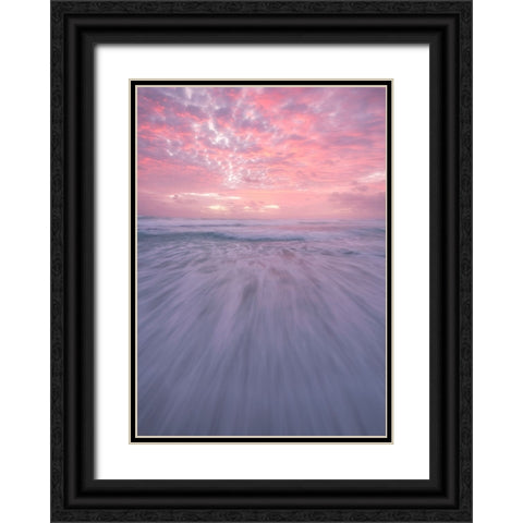 Courage Black Ornate Wood Framed Art Print with Double Matting by Vandewalle, Richard